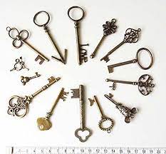 アンティーク調な鍵のチャームが勢ぞろい アンティークキー 手芸屋さんが好き 鍵 イラスト アンティークキー アンティーク