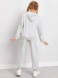 The promotion is only for s3 members. Shein Girls Butterfly Print Kangaroo Pocket Hoodie Sweatpants Set Shein Eur