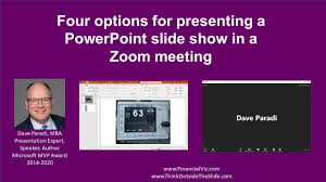They are usually used to accompany an oral presentation; 6 Options For Presenting Powerpoint Slides In Zoom Think Outside The Slide