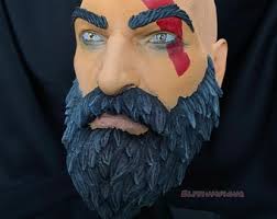 Kratos Head Bust Statue