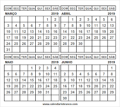 Veja datas e dias da semana. Calendario Marco Abril Maio Junho 2019 Feriados 10 Things Periodic Table Visualizations
