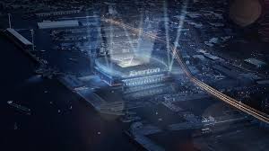 The proposed capacity and design of the new stadium is subject to further public consultation with fans and important stakeholders, including liverpool city council. New Everton Stadium To Rise From Bramley Moore Dock Bbc News