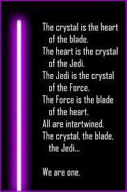 The Riddle That Younglings Are Given On Ilum Before They Go Into The Caves To Find Their Lightsaber Crystal Star Wars Quotes Star Wars Rpg Star Wars Art
