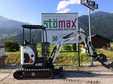The vertical lift path s740 tackles your lifting and digging tasks. Bobcat Kompaktbagger Bis 3 5 T Stomax Baumaschinenverleih