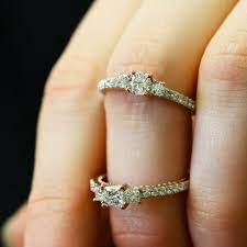 Explore Three Stone Trilogy Engagement Rings Like The Lace Collection And The Evermore Collection By Trilogy Engagement Ring Matching Wedding Rings Engagement