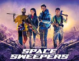 High resolution official theatrical movie poster for space sweepers (2021) aka seungriho. 1wgj1lvgv58x5m