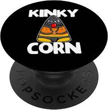 Amazon.com: Kinky Candy Corn Halloween Fall Snack Trick Treat Kink BDSM  PopSockets Grip and Stand for Phones and Tablets : Cell Phones & Accessories