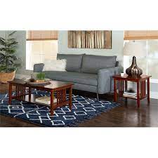 We have found it helpful to have a second person present in at least one step of the assembly. Linon Finley Wood Mission Coffee Table In Brown Cymx1877