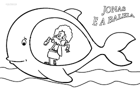 Fichas e atividades escolares » crianças » imagens para colorir » desenhos de baleias para imprimir e colorir. Desenhos De Jonas E A Baleia Para Colorir Paginas Para Impressao Gratis