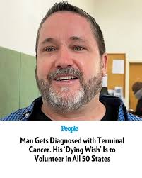🔗: bit.ly/4cIzvcg A Texas man with terminal prostate cancer is spending  the remainder of his life helping others all over the country. l 📷: ABC7  News Bay Area/Youtube