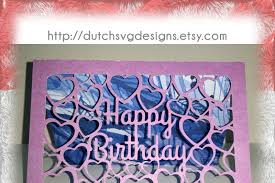Download Free Birthday Card Cutting File Happy Birthday With Cutout Hearts In Jpg Png Svg Eps Dxf For Cricut Silhouette Congratulations Congrats Crafter File