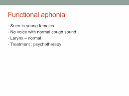 Image result for Functional Aphonia