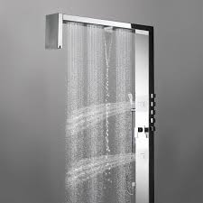 Pressure Balance Bridge Shower Column For 60 Shower Bath Depot Shower Columns Bathroom Decor Column Design