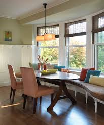 Raleigh tufted upholstered round ottoman. Curved Dining Bench Houzz
