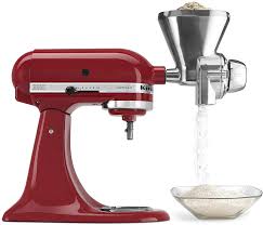 Kitchenaid grain mill attachment at amazon. Amazon Com Kitchenaid Kgm All Metal Grain Mill Attachment Home Kitchen