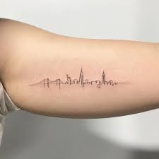 These would look really good on your wrist or neck, or anywhere you decide to add them. Artist Wei On Instagram My Take On The City Skyline Nyc Newyorkcity Ny Newyork Lowereastside Low Skyline Tattoo Nyc Skyline Tattoo City Skyline