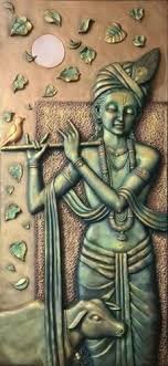 Krishna With Cow Wall Mural at best price in Dharwad