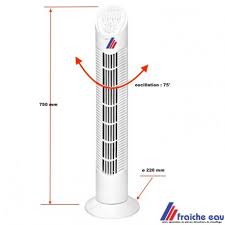 Check spelling or type a new query. Ventilateur Sur Pied Silencieux Type Colonne Ventilation Verticale 3 Vitesses 55 Watts
