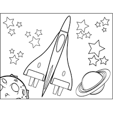 Today i talk about creating coloring book pages from your snapshots using photoshop and a wacom drawing tablet. Ship In Outer Space Printable Coloring Page Free To Download And Print A Ship Goes Flying Throug Space Coloring Pages Coloring Pages Printable Coloring Pages