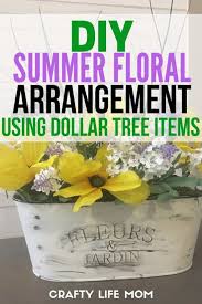 Green foam for flowers dollar tree. Diy Summer Floral Arrangement Made With Dollar Tree Items