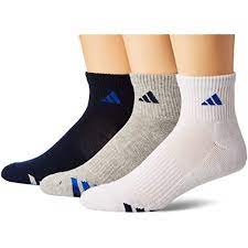 Adidas Men S Cushioned Quarter Compression Socks 3 Pack Continue To The Product At The Image Link This Is An Affiliat Adidas Men Compression Socks Socks