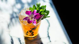 3) top with club soda. Edible Orchid Flowers Cocktail Garnish 6 Pc Shop Collins Coupe
