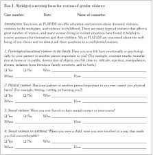 Image result for Intimate Partner Violence Screening