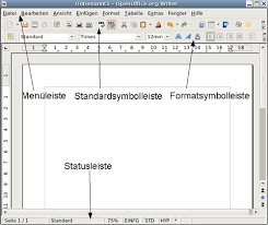 Fixe eintragungen auf allen seiten: Die Writer Benutzeroberflache Apache Openoffice Wiki