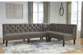 Tripton Corner Dining Room Bench Ashley Furniture Homestore Dining Room Bench Upholstered Dining Bench Corner Bench Seating