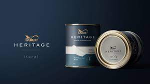 24 Beautiful Design Examples With A Touch Of Gold Dulux Heritage Packaging Design Dulux