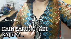 Sarung tangan ini juga tidak gampang lengket dengan minyak dan mudah dicuci. Tutorial Outer Simpel Dari Kain Sarung Youtube