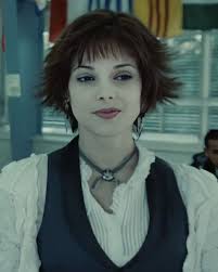 The little dark haired girl is Alice. She's really weird. 🍂🍂🍂 Happy  Halloween!! 10/30/24 Fully Thrifted Outfit~Brands: Cardigan: hazel hazel hazel  Vest: Highway Fears 1st Layer Tank: unknown 2nd Layer Tank: Loft