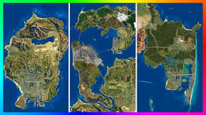 Is The Gta 5 Map Too Small Ultimate Los Santos Map Comparison To Grand Theft Auto Games More Youtube