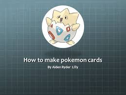 Technically, creating pokemon card art is done simultaneously with play testing, but isn't complete until well after play testing begins. How To Make Pokemon Cards Ppt Video Online Download