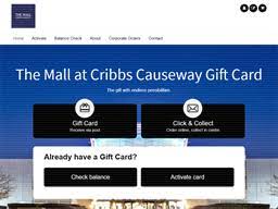 Buying a the mall at cribbs causeway gift on giftly is a great way to send money with a suggestion to use it at the mall at cribbs causeway.this combines the thoughtfulness of giving a gift card or gift certificate with the convenience and flexibility of gifting money. The Mall At Cribbs Causeway Gift Card Balance Check Balance Enquiry Links Reviews Contact Social Terms And More Gcb Today