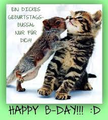 Die 13 besten bilder von glückwünsche geburtstag lustig in. Ein Dickes Geburtstags Bussal Nur Fur Dich Tiere Haustiere Babytiere