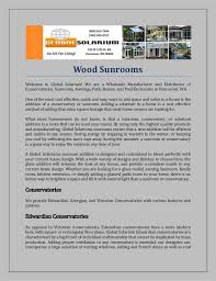 No doubt you're thinking about the advantages and disadvantages if you add a sunroom to your house. Wood Sunrooms