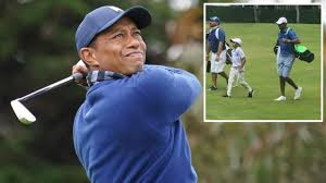 Tiger woods celebrated with charlie (image: The Second Coming Tiger Woods Son Charlie Blows Field Away In Junior Golf Tournament Video Rt Sport News