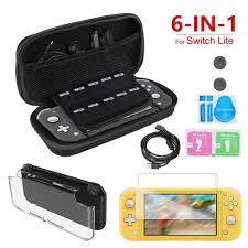 A thoroughly hybrid piece of tech built for mobile and home gaming, the switch has been flying off shelves since it. Eeekit Carrying Case Kit For Nintendo Switch Switch Lite Carrying Travel Hard Shell Case W Game Cartridge Holder Clear Hd Screen Protector Thumb Grips Caps For Switch Console Accessories Walmart Com