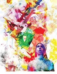 Red Hot Chili Peppers Art Chili Peppers Painting Funk Music Etsy Red Hot Chili Peppers Red Hot Chili Peppers Art Hottest Chili Pepper