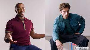 Anthony mackie and sebastian stan. Watch Anthony Mackie Sebastian Stan Do Dueling Captain America Impressions Ew Com