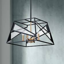 Eglo Corrietes 16 Wide Matte Black Pendant Light 85p87 Lamps Plus Black Pendant Light Pendant Light Black Cage Pendant Lighting