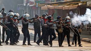 People across myanmar are taking to the streets after a military coup that saw its leaders detained. Jr Ddwn5qhsaim