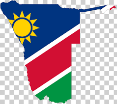 If you are interested in namibia and the geography of africa our large laminated map of africa might be just what you need. Flag Of Namibia Map Country Flag Map Country Png Klipartz