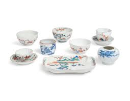 Excellent as a small dish for your tea strainer or stir spoon. A Group Of Various Japanese Porcelain Bowls Dishes And Cups And Saucers Edo Period Late 17th 19th Century Christie S