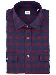 Mas hoje não falemos mais disso! Red And Blue Flannel Checked Shirt Carrel