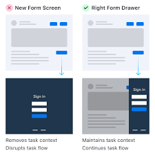 Flow drawers showing the single result default sorting sort by popularity sort by average rating sort by latest sort by price: Why Signups Logins Should Open In A Right Form Drawer