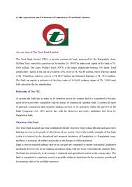 Trust bank ltd job circular 2021 has been announced at trust bank ltd and bangladesh's largest job circular website www.bdjobs.com. Credit Operations And Performance Evaluation Of Trust Bank Limited By Md Papon Issuu