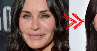 They had a great valentine's day! Wow Courteney Cox Kehrt Zu Naturlichem Aussehen Zuruck