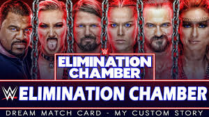 Elimination chamber match (wwe smackdown tag team championship) the miz and john morrison (c) defeated the new day, the usos, heavy machinery, lucha house party, and dolph ziggler & robert roode. Wwe Elimination Chamber 2021 Dream Match Card Youtube